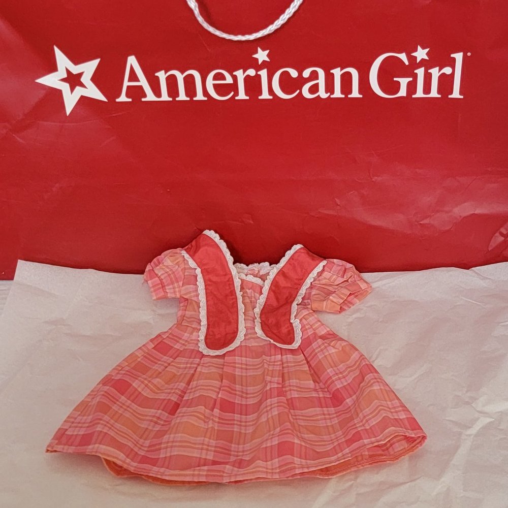 American Girl 18" Doll Marie Grace Meet Pink Lace Dress Outfit